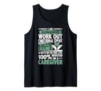 Sleep Deprived Work out Emotional Spent Caregiver Camiseta sin Mangas