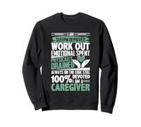 Sleep Deprived Work out Emotional Spent Caregiver Sudadera