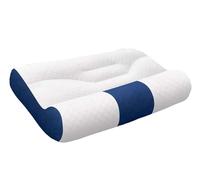 Sleep Enhancing Cervical Support Comfort Goose Down Pillow, Neck Pillow for Sleeping, Cervical Neck for Sleeping (A)