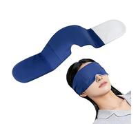 Sleep Eye, 3d Blackout Cover, 28x17 cm Adjustable Pressure Design with Full Light Blocking, Soft Fabric Rest Aid, Contoured Eye Shield with Ergonomic Fit, Travel Use for Flight Rest