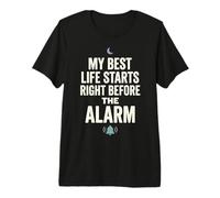 Sleep Fantasy Humor Alarm Ruined My Peak Mood Camiseta Premium