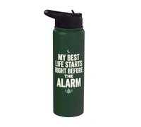 Sleep Fantasy Humor Alarm Ruined My Peak Mood Stainless Steel Insulated Water Bottle