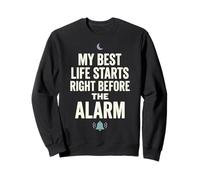 Sleep Fantasy Humor Alarm Ruined My Peak Mood Sudadera
