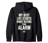 Sleep Fantasy Humor Alarm Ruined My Peak Mood Sudadera con Capucha