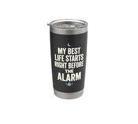 Sleep Fantasy Humor Alarm Ruined My Peak Mood Vaso térmico de acero inoxidable de doble pared