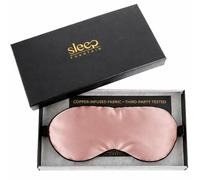 SLEEP FOUNTAIN Antienvejecimiento de seda antienvejecimiento para mujeres, máscara de ojos de seda de morera para dormir y cuidado de la piel, máscara opaca para dormir con tecnología de iones de