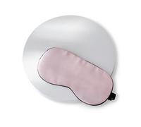 Sleep & Glow Mascarilla de Seda para Dormir Mascarilla de Seda de Morera Natural para Dormir con Correa Ajustable Venda Suave y Ligera con Cuidado de la Piel Facial (Rosa)