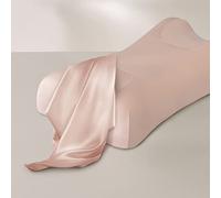 Sleep & Glow Omnia La Funda de Almohada de Seda Natural para el Cabello y la Piel se Adapta a la Forma Única de la Almohada Omnia Sleep&Glow-Seda de Morera de Grado 6A de 19 mm (Rosa)