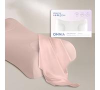 Sleep & Glow Omnia La Funda de Almohada Tencel para el Cabello y la Piel se Adapta a la Forma Única de la Almohada Omnia-Fibra de Eucalipto Natural-Hipoalergénica y Bacteriostática (Rosa)