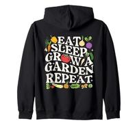 Sleep Grow A Garden Repeat, Divertidos Regalos para Jugadores Amantes de la jardinería Sudadera con Capucha