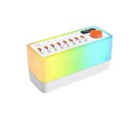 Sleep-Inducing Sound Machine with 8 Portable Wireless Speakers and 12 Color Night Lights Edition 0801