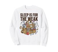 Sleep Is For The Weak Cita Padre Bebé Nuevo Papá Humor Divertido Sudadera