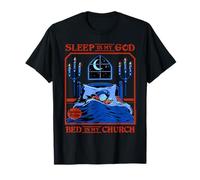 Sleep is My God Sarcastic Retro Vintage Funny Adult Humor Camiseta