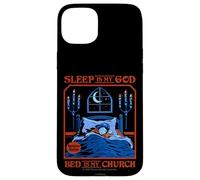 Sleep is My God Sarcastic Retro Vintage Funny Adult Humor Carcasa para iPhone 15 Plus