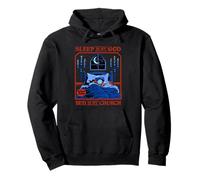 Sleep is My God Sarcastic Retro Vintage Funny Adult Humor Sudadera con Capucha