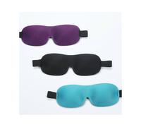 Sleep Mask for Side Sleeper, 100% Blackout 3D Eye Mask for Sleeping, Night Blindfold for Men Wo E[M