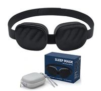 Sleep Masque - Socorro de presión Ligero Eye Cover Wrap, Total Darkness Relaxation Blinder, Calmante Headband Velo | Portable Travel Slumber, Essential Apartment Long Trips Aid For Women