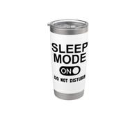 Sleep Mode On Please Don't Disturb I'm Sleeping I Love Naps Vaso térmico de acero inoxidable de doble pared