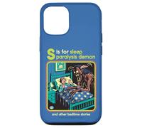 Sleep Paralysis Demon Sarcastic Retro Funny Adult Humor Carcasa para iPhone 12/12 Pro