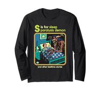 Sleep Paralysis Demon Sarcastic Retro Funny Adult Humor Manga Larga