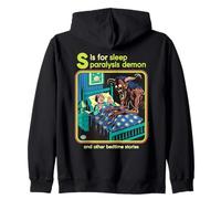 Sleep Paralysis Demon Sarcastic Retro Funny Adult Humor Sudadera con Capucha