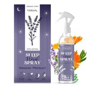 Sleep Pillow Spray Relajante, Bruma Almohada para Dormir Mejor, Aceites esenciales Lavanda (Relajante), Aloe Vera (Oxigenante) y Camomila (Calmante), Dulces Sueños 200 ml