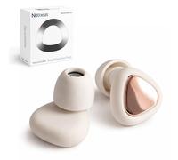 Sleep&Quiet Tapones Oídos Ruido Dormir de Lado sin Presión. Reducción de Ruido 28dB, Silicona Reutilizable, 4 Tallas (XS-L) para Ronquidos, Viajes y Concentración, No Cancelan el Ruido al 100%. Blanco