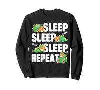 Sleep Sleep Sleep Repeat Cute Sleeping Bear Pijama Sudadera