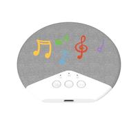 Sleep Speaker Under Pillow - Ultra-Thin White Device, Wireless Portable Design, Built-in White Noise Machine, Rechargeable Battery System | Sleeping Aid Sound For Home Bedroom, Hospital Dorm Study, Tr