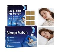 Sleep Stickers 60 Pieces - Nighttime Relaxation Patches for Bedtime Routine | Adhesive Skin Friendly Sheets with Compact Round Design, Portable Calming Decals for Travel Home Use