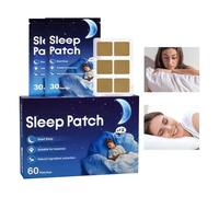 Sleep Stickers 60 Unidades,Parches Promotores del Sueño - Tiras de Ayuda para el Sueño para Alisviar el Estrés Hsombres Adultos Rutina Nocturna Trabajadores de Oficina Viajeros Frecuentes