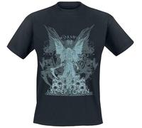 Sleep Token Back To Eden Hombre Camiseta Negro 100% algodón Regular