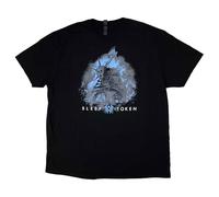 Sleep Token Chokehold - Camiseta con logotipo de banda, Negro -, Large