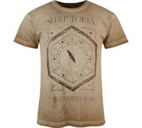 Sleep Token Feathered Host Hombre Camiseta Beige 100% algodón Regular