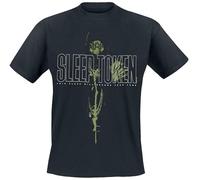 Sleep Token Vessel 2 Hombre Camiseta Negro L 100% algodón Vorne Bedruckt Regular