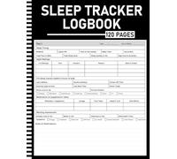 Sleep Tracker Log Book: 100 Daily Sleep Logs with Weekly Summaries, Monthly Calendars, Sleep Hygiene Tips, and Doctor Visit Prep Pages | 8.5 x 11 Inches | 120 Pages