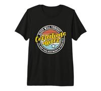 Sleep Well Tonight, Oficial de prisiones de Color Azul Retro Camiseta Premium