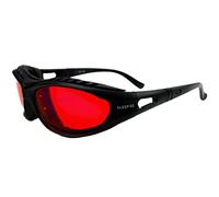 SLEEP-X1 100% filtro de luz azul y verde, gafas PC Gaming UV Blue Light Bloqueo Anti, rojo, talla única