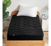 Sleep Zone Cubrecolchón refrescante Individual para Cama Individual, Funda de colchón Fresca de Primera Calidad, Protector de colchón Acolchado Grueso, Transpirable, Lavable, Bolsillo Profundo de 8 a