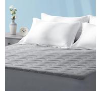 Sleep Zone Protector de colchón refrescante California King, protector de ropa de cama impermeable para personas que duermen con calor, cubrecolchón suave y transpirable, funda de colchón de bolsillo