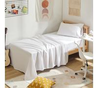 SLEEP ZONE Soft Sheets for Twin Size Bed 3 Pieces Skin-friendly & Breathable Sheet Set for Kids Students Easy Care Microfiber Sheet Set (