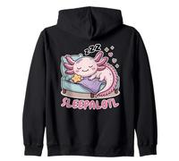 Sleepalotl, Cute Axolotl Sleeping Sudadera con Capucha