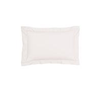 Sleepdown Fundas de Almohada 100% algodón Puro, Paquete de Dos Fundas de Almohada Oxford, lujosas, Suaves y acogedoras, Natural, 48 x 74 + 5 cm