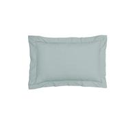 Sleepdown Juego de 2 Fundas de Almohada Oxford de 100% algodón Puro, lujosas, Suaves y acogedoras, Color Verde Salvia, 48 x 74 x 5 cm