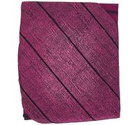 Sleepdown Juego de Funda de Edredón y Funda de Almohada con Diseño de Rayas, Color Morado, Matrimonio