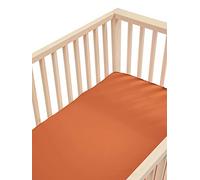SleepEPY Silk - Sábana bajera ajustable de seda de morera 25 Momme para cunas, no más manchas calvas de bebé o pérdida de cabello recién nacido, perfecto para pieles sensibles y bebés con eccema,