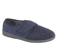 Sleepers Tom Touch - Pantuflas para hombre con plantilla de espuma viscoelástica extra cómoda, color azul marino, Navy, 42 1/3 EU