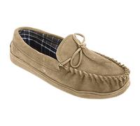 Sleepers Zapatillas de estar por casa de autentico ante Modelo Moccasin diseño Adie hombre caballero (45 EU/Arena)