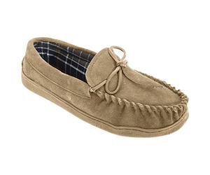 Sleepers Zapatillas de estar por casa de autentico ante Modelo Moccasin diseño Adie hombre caballero (44 EU/Arena)