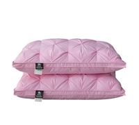 Sleephaven Pillow, Luxury Plush Soft Bed Pillows, 2025 New Ergonomic Design, Soft Support That Retains Shape, for Side, Back or Stomach Sleepers (2pcs,Pink,High Pillow)